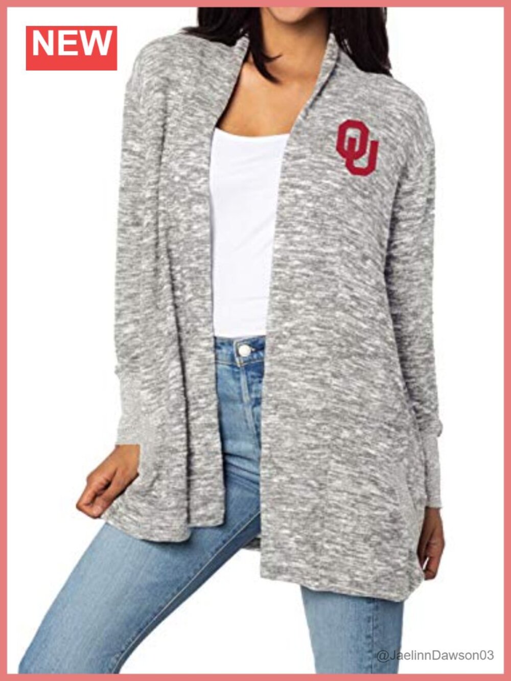 Women's Cozy Fleece Cardigan Heather Grey